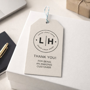 Étiquettes-cadeau Logo d'entreprise personnalisé promotionnel