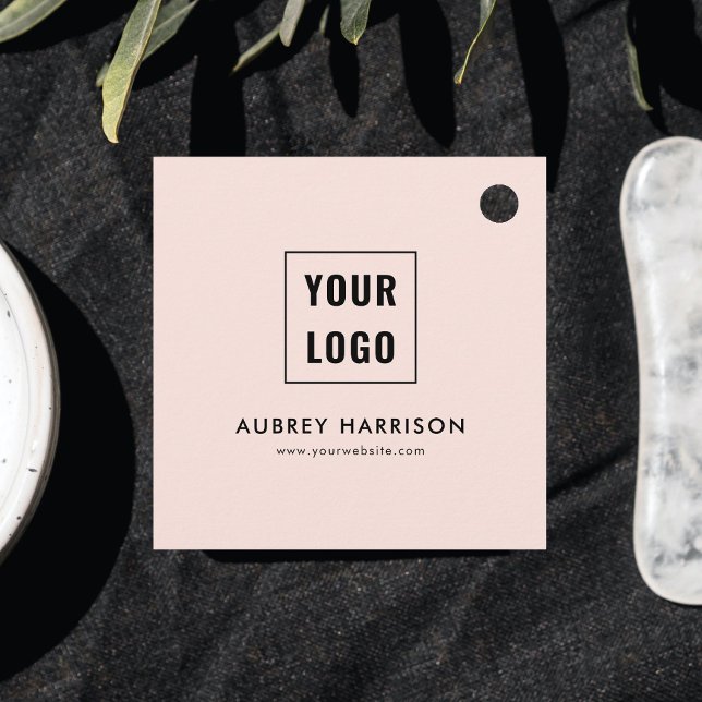 Étiquettes Cadeau Logo Simple Professionnel (Créateur téléchargé)