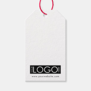 Étiquettes-cadeau Logo Simple Site Web Tags Vêtements Avec Trou À Ch