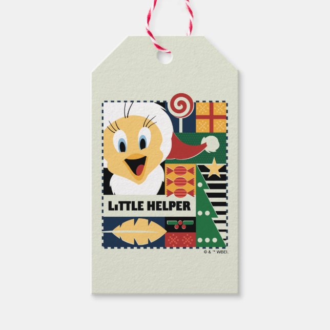 Étiquettes-cadeau LOONEY TUNES™ TWEETY™ Little Helper (Devant)