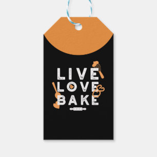 Étiquettes-cadeau Love Life, Bake Bliss : Citations de cuisson inspi