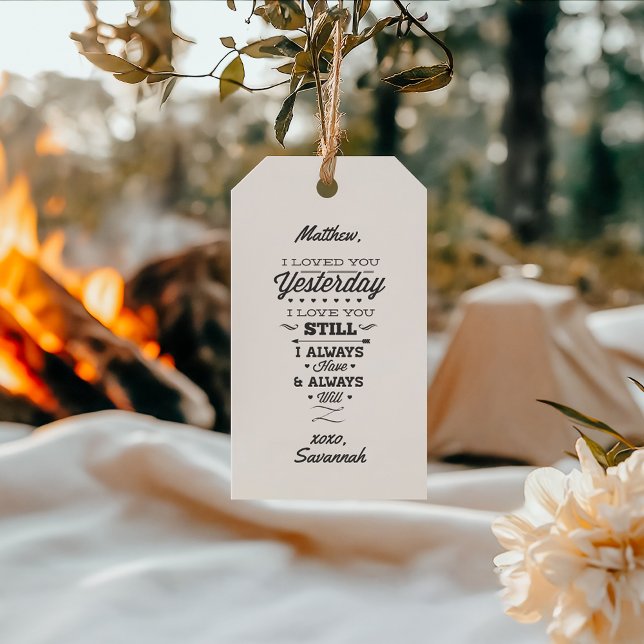 Étiquettes-cadeau Love Poem (Créateur téléchargé)