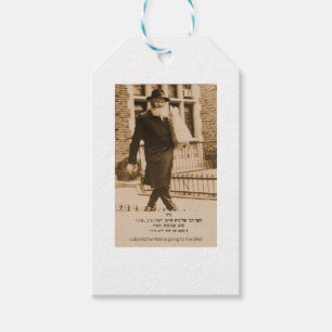 Étiquettes-cadeau Lubavitcher Rebbe va à l'Ohel. 770. Chabad