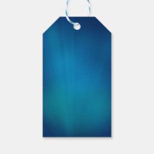 Étiquettes-cadeau Lueur profonde bleue sous-marine