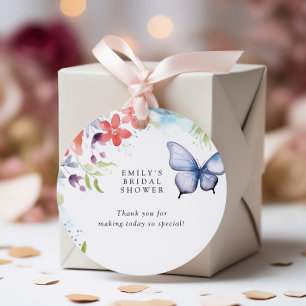 Étiquettes Cadeau Lui me donne des papillons Shower de Mariage