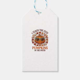 Étiquettes-cadeau Lunettes de soleil Halloween Patch Citrouilles Mig