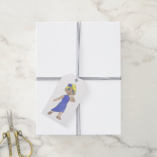 Étiquettes-cadeau Lyric Danse Professeur Danse Purple Moderne Consid