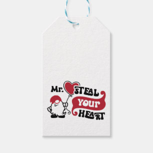 Étiquettes-cadeau M. Steal Your Heart - Valentine