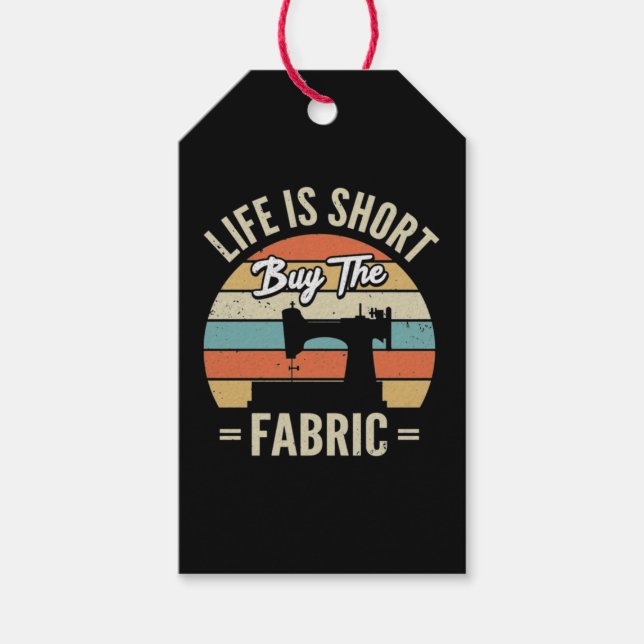 Étiquettes-cadeau Machine à coudre (Devant)