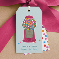 Machine à gumball rose bonbon Bubble Merci de gomm