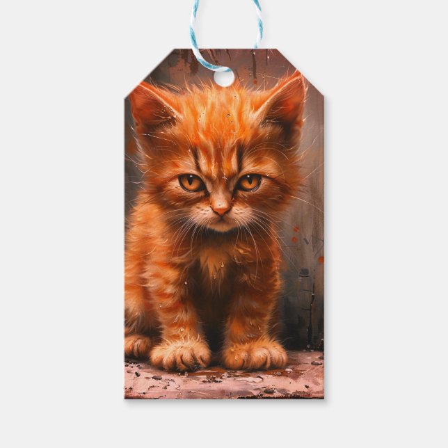 Étiquettes-cadeau Mad Kitten (Devant)