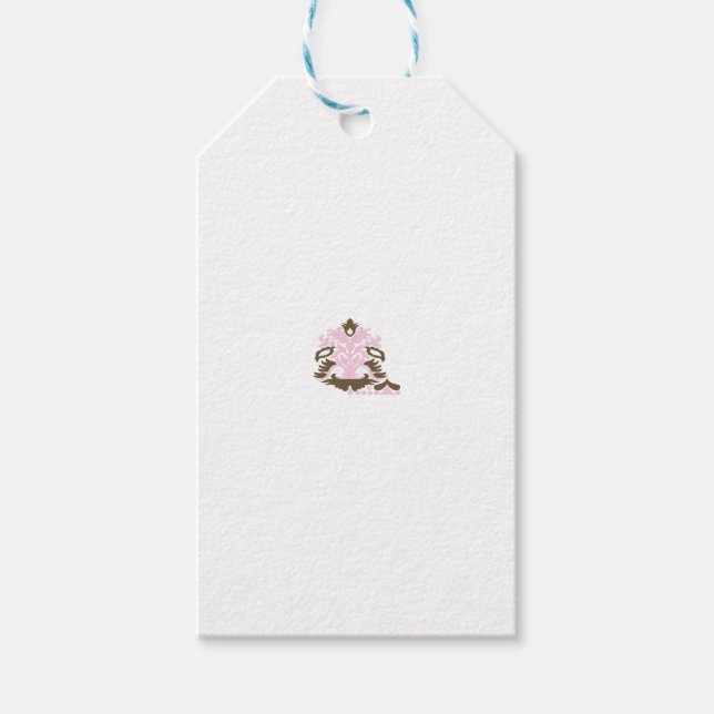 Étiquettes-cadeau Magenta-Rouge, orange jaunâtre (Devant)