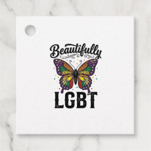 Étiquettes Cadeau Magnifique Chemise LGBT Papillon Vintage Fierté_1