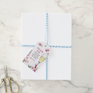 Étiquettes-cadeau Magnolia Brunch et Bubbly Merci