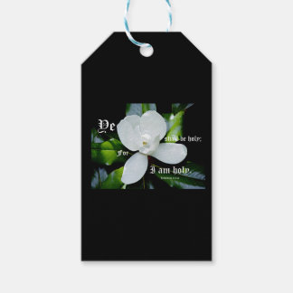 Étiquettes-cadeau Magnolia du Sud avec Lévitique 11:44