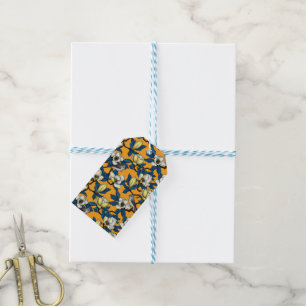 Étiquettes-cadeau Magnolia en floraison et oiseau de tireur 3