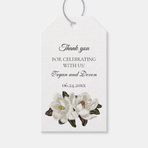 Étiquettes-cadeau Magnolia fleurit