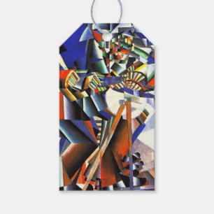 Étiquettes-cadeau Malevich Kazimir Le Knifegrinder