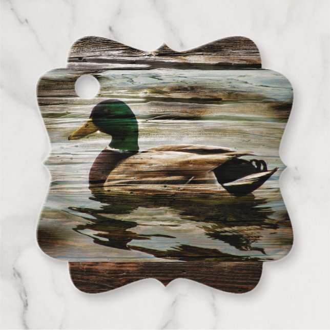 Étiquettes Cadeau Mallard Duck (Devant)