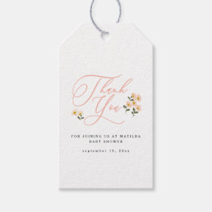 Étiquettes-cadeau Maman aux cheveux foncés pour être baby shower mer