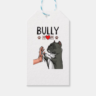 Étiquettes-cadeau Maman Bully Américaine Maman de Chien Mignon Femme