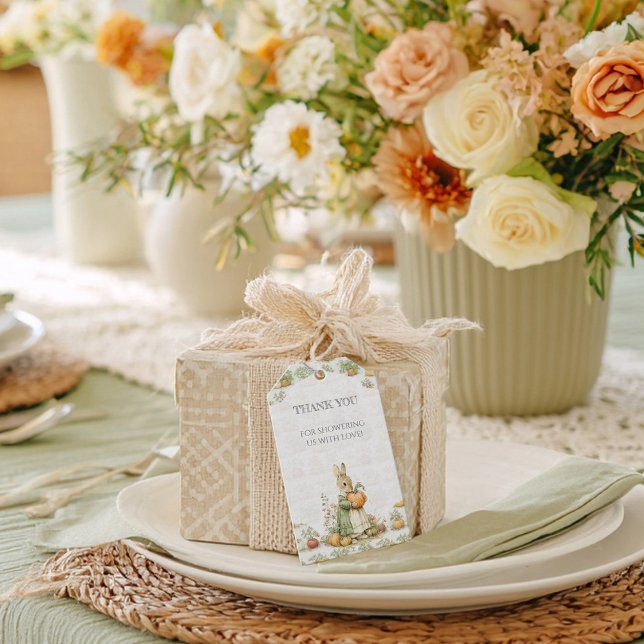 Étiquettes-cadeau Maman Bunny et Baby shower citrouille (Créateur téléchargé)