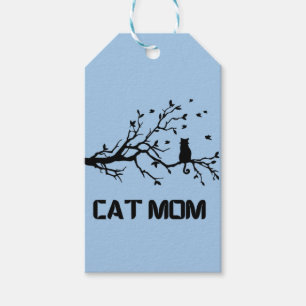 Étiquettes-cadeau "Maman de chat Purr-parfaitement fière"