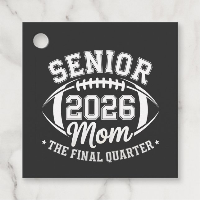 Étiquettes Cadeau Maman Senior 2026 Le Dernier Quart (Devant)