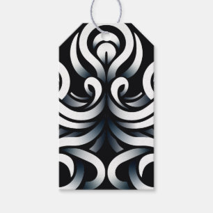 Étiquettes-cadeau Mandala abstrait géométrique sacré Zen minimal