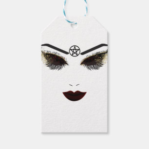 Étiquettes-cadeau Maquillage Pentacle Beauté Visage Cils & Lèvres Fo