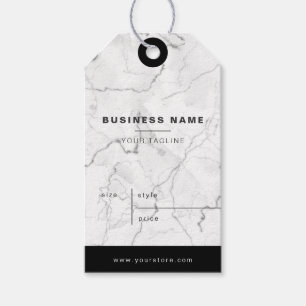 Étiquettes-cadeau Marbre Motif Vêtements Collection Prix Hang Tags