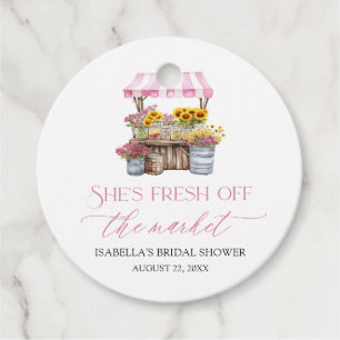 Étiquettes Cadeau Marché Frais Mariage Thème Fête de Fiançailles