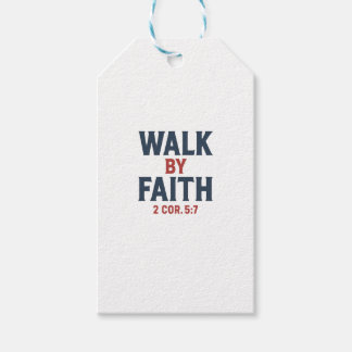 Étiquettes-cadeau Marcher dans la foi 