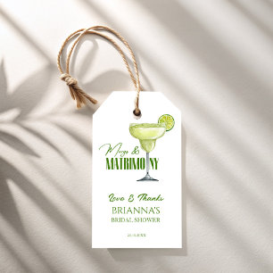 Étiquettes-cadeau Margs et matrimoniévierge monogrammée
