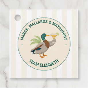 Étiquettes Cadeau Margs, Mallards et Matrimony Lake Enterrement de V