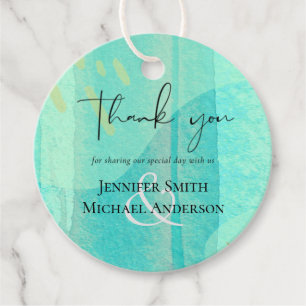 Étiquettes Cadeau Mariage Abstrait moderne scandinave japonais