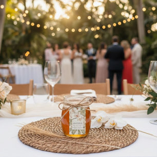 Étiquettes-cadeau Mariage au Jardin Botanique Tropical Cadeau de Rem