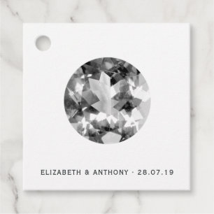 Étiquettes Cadeau Mariage blanc