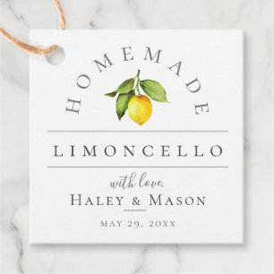 Étiquettes Cadeau Mariage branché Limoncello
