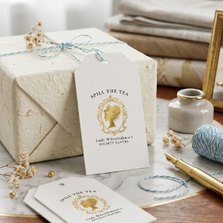 Étiquettes-cadeau Mariage Bridgerton