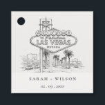 Étiquettes Cadeau Mariage dans un paysage esquissé à Las Vegas Nevad<br><div class="desc">Collection de mariages dans le paysage de Las Vegas Nevada. Si vous avez besoin d'une personnalisation supplémentaire,  n'hésitez pas à m'envoyer un e-mail à yellowfebstudio@gmail.com ou à envoyer un message via Zazzle.</div>
