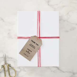 Étiquettes-cadeau Mariage de campagne rustique en bois de grange Mer