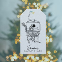 Mariage d'hiver de ski