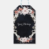 Mariage d'hiver élégant à la craie foncée et fleur