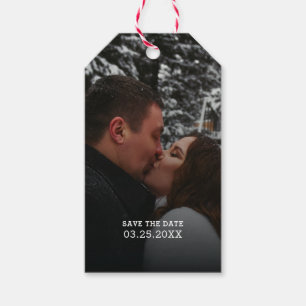 Étiquettes-cadeau Mariage Étape Date de Noël