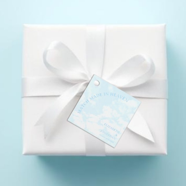 Étiquettes Cadeau Mariage fait au ciel (Créateur téléchargé)