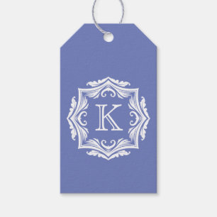 Étiquettes-cadeau Mariage Favor Balises Cadeaux Monogramme Couleur p