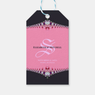 Étiquettes-cadeau Mariage Fiançailles Jour Spécial Princesse Rose La