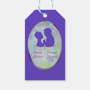 Étiquettes-cadeau Mariage Fleur de Lilas Lavande