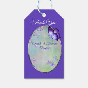 Étiquettes-cadeau Mariage Fleur de Lilas Lavande